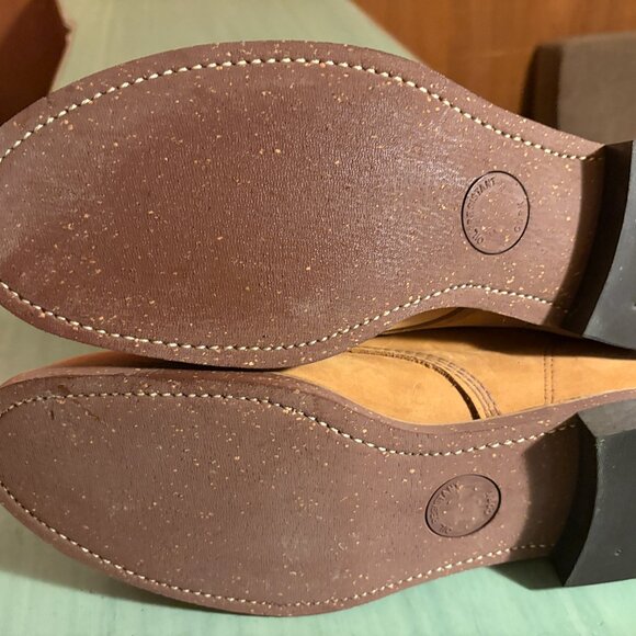 NEW Mens Field & Forest Beckman Style Tan Cork Sole Boots Size 14 D USA Made main image 6